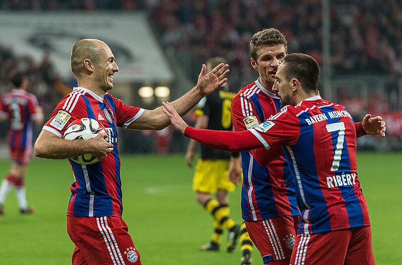 1. November 2014, Bundesliga: FC Bayern - Dortmund 2:1

Den vorletzten Tabellenrang findet Jürgen Klopp "beschissen". Als die Bayern-Stars ihren verdienten 2:1-Sieg feiern, müssen Klopp & Co. die branchenüblichen Schmähgesänge ertragen. "Zweite Liga, Dortmund ist dabei", schallt es schadenfroh durch die Arena.