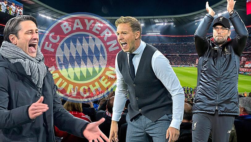 Schwere Aufgaben: Für Bayern-Trainer Niko Kovac (l.) geht es in der Liga gegen Hoffenheim um Trainer Julian Nagelsmann (Mitte). In der Champions League wartet dann Jürgen Klopps FC Liverpool. Schwere Aufgaben: Für Bayern-Trainer Niko Kovac (l.) geht es in der Liga gegen Hoffenheim um Trainer Julian Nagelsmann (Mitte). In der Champions League wartet dann Jürgen Klopps FC Liverpool.