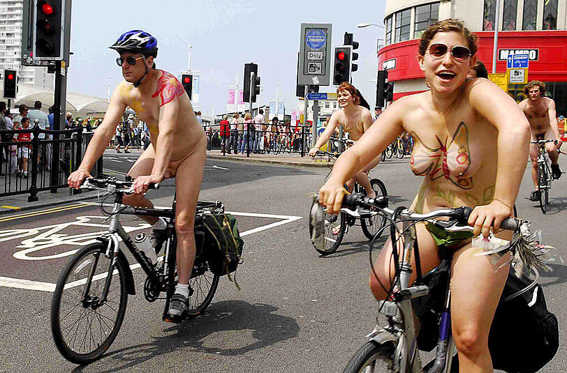 World Naked Bike Ride: Die besten Bilder der vergangenen Jahre.
