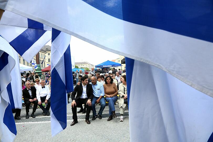 Impressionen vom Münchner Israel-Tag.