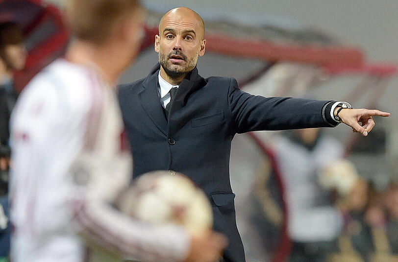 Pep Guardiola muss gegen den HSV seine Startformation umbauen.