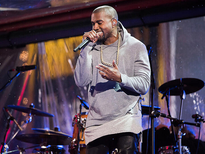 Kanye West ist immer wieder mal für einen Spontanauftritt gut