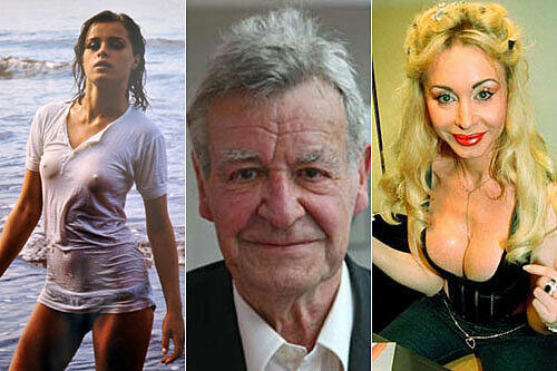 Uschi Obermaier, Oswalt Kolle und Dolly Buster.