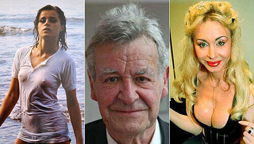 Uschi Obermaier, Oswalt Kolle und Dolly Buster. Uschi Obermaier, Oswalt Kolle und Dolly Buster.