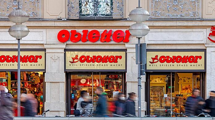 Tradition in München: Der Obletter am Stachus.