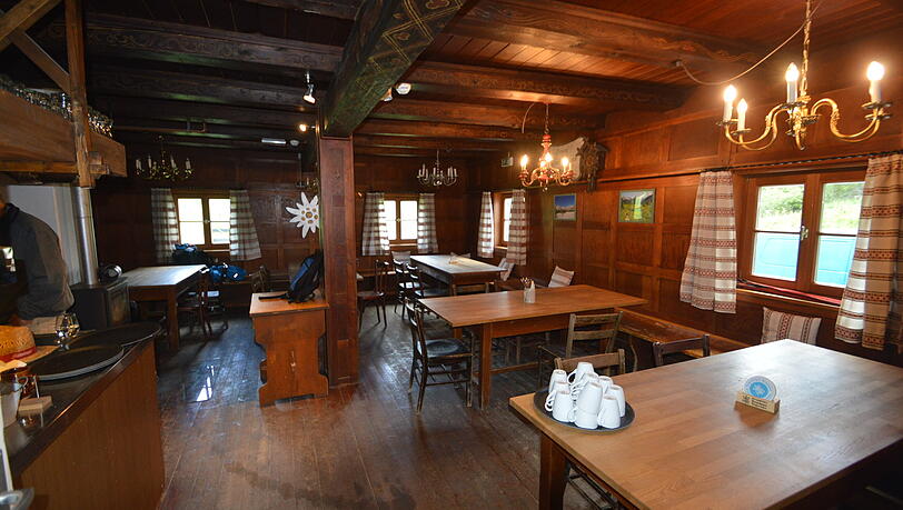 Ein Blick ins Taubensteinhaus im Landkreis Miesbach.