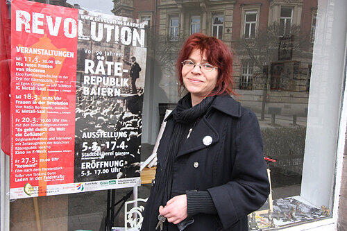 Frauke Mück gehört zur Alternativ-Szene in Gostenhof. Und hat nichts gegen den Yuppie in der Nachbarschaft: &bdquo;Wir sind die Symbiose.&ldquo;