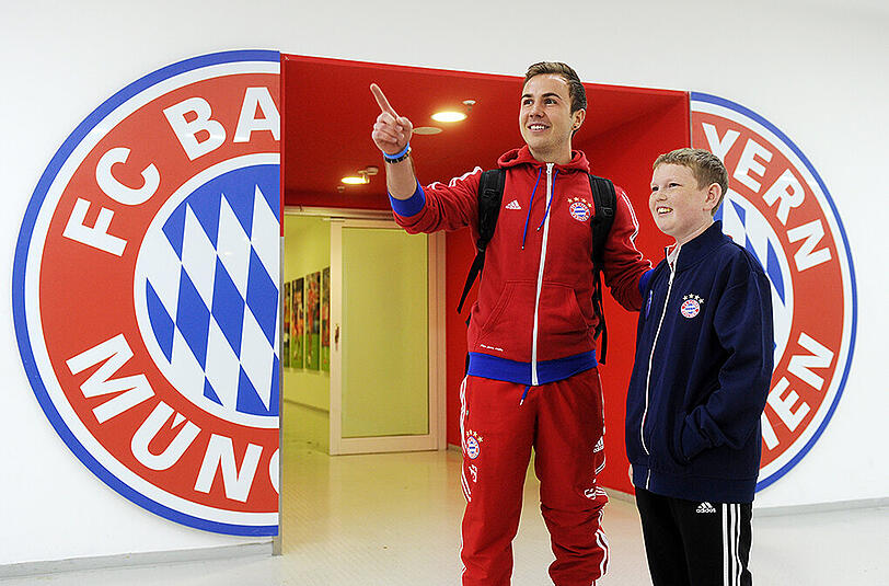 William Stuhreyer zu Gast beim FC Bayern in der Allianz Arena.