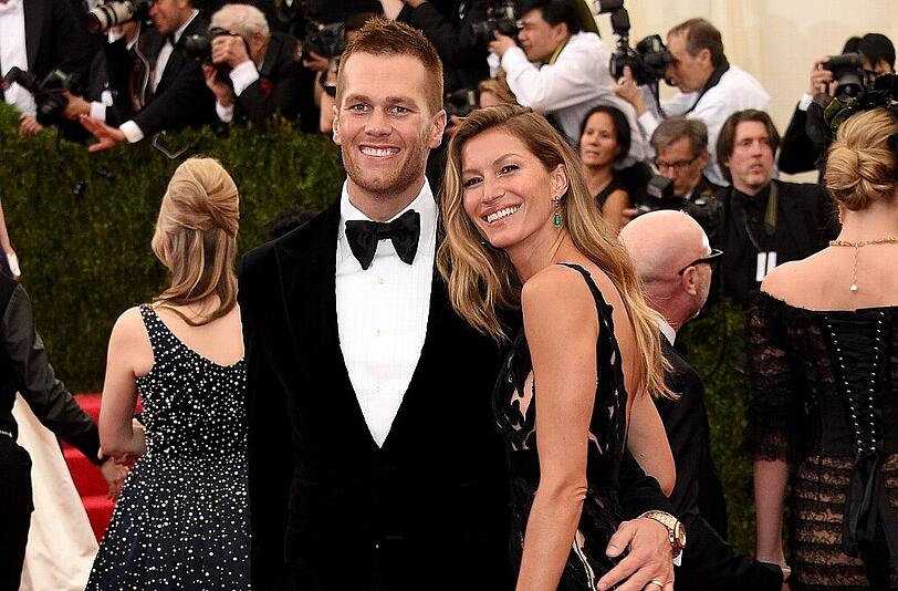 Model Gisele Bündchen und ihr Freund Tom Brady