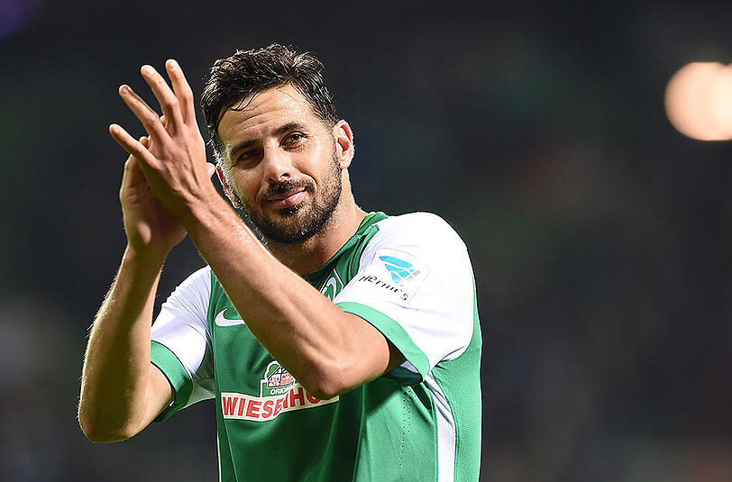 Er verkörpert die Hoffnung von Werder Bremen im Abstiegskampf: Claudio Pizarro.