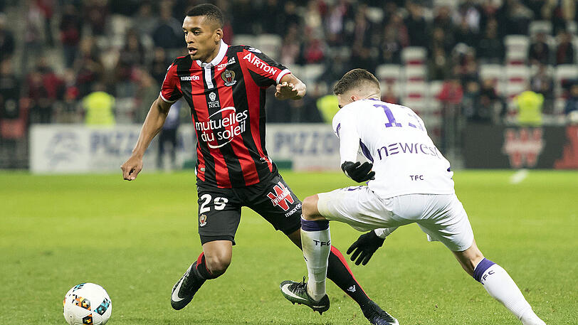 Platz 11: Wylan Cyprien (OGC Nizza). 63 Dribblings, 87 Prozent erfolgreich.