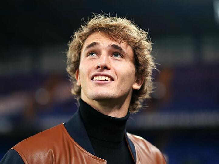 Tennis-Profi Alexander Zverev war das erste Mal an der Stamford Bridge.