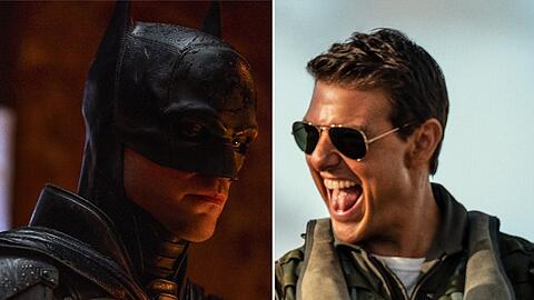 Fürchten beide weder Tod noch Teufel: Robert Pattinson (li.) als neuer Batman, Tom Cruise als Maverick.