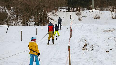 Vor allem bei Familien sind die seichten H&auml;nge beliebt.