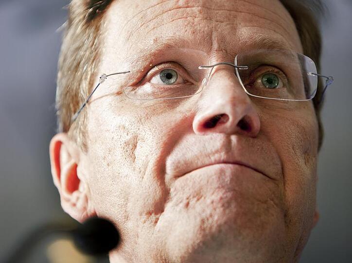Seine Partei steht unter Druck: FDP-Vizekanzler Westerwelle