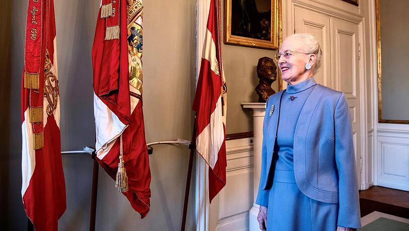 Königin Margrethe am 14. Januar im dänischen Parlament.