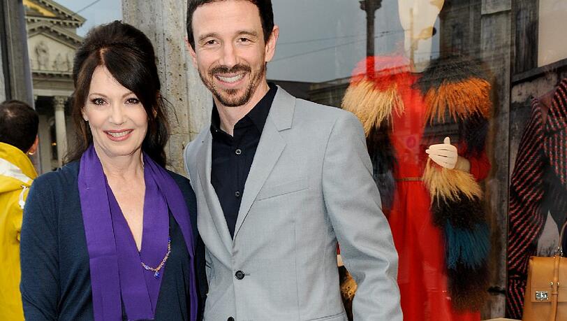 Iris Berben mit Sohn Oliver. Iris Berben mit Sohn Oliver.