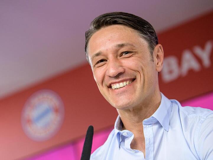Trainer Niko Kovac vom FC Bayern München spricht im Mediencenter am Trainingsgelände an der Säbener Straße. Foto: Matthias Balk/Archivbild