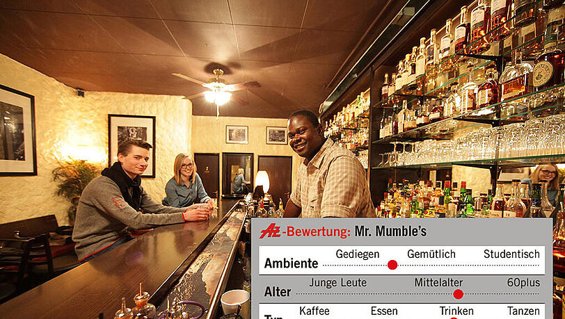 Gomes findet den Namen seiner Bar passend – nuscheln tun auch Gäste nach ein paar Drinks. Gomes findet den Namen seiner Bar passend – nuscheln tun auch Gäste nach ein paar Drinks.
