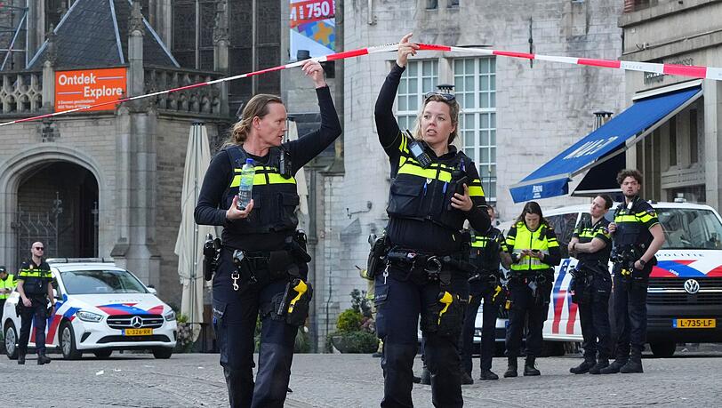 Die Polizei war mit vielen Kräften im Einsatz.