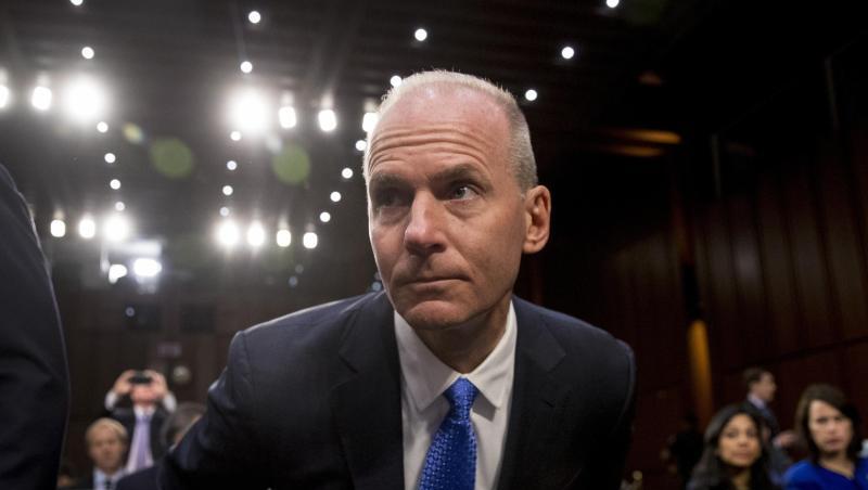 Boeing-Chef Dennis Muilenburg vor dem US-Senat. Boeing-Chef Dennis Muilenburg vor dem US-Senat.