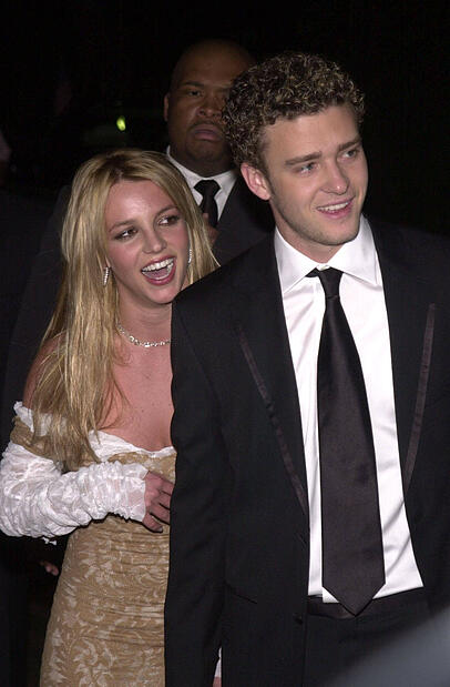 Britney Spears und Justin Timberlake im Jahr 2002. Britney Spears und Justin Timberlake im Jahr 2002.