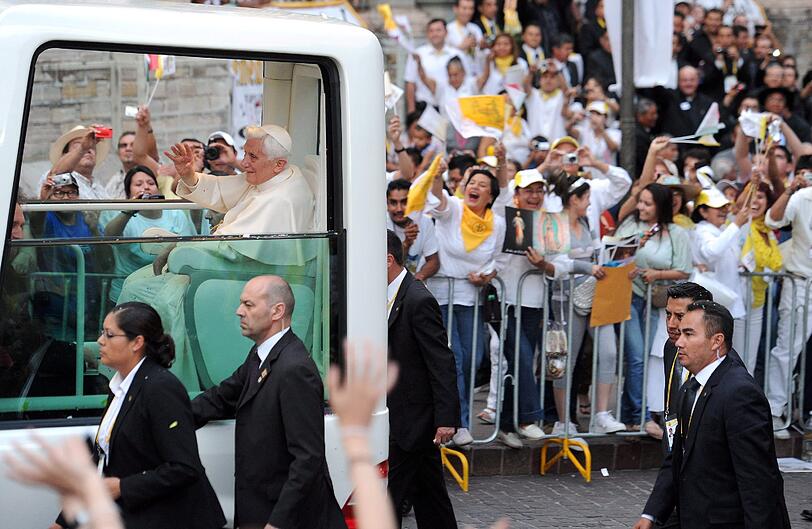 Papst Benedict XVI in Mexiko - sehen Sie hier die Bilder...
