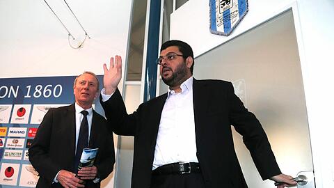 Bislang keine gute Zusammenarbeit: Hep Monatzeder (l.) und Hasan Ismaik.