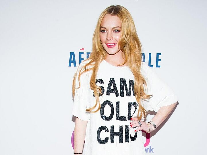 Lindsay Lohan auf dem "Z100 Jingle Ball"