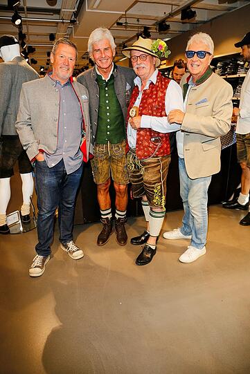 Hansi Kraus, Frederic Meisner, Wolfgang Prinz und Robert Wiedmann
