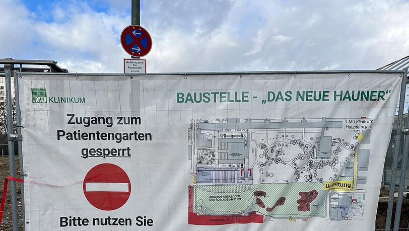 Hier geht nix mehr. Der Zugang zum Patientengarten ist gesperrt. Spaziergänger werden über den Haupteingang ins Klinikum umgeleitet. Hier geht nix mehr. Der Zugang zum Patientengarten ist gesperrt. Spaziergänger werden über den Haupteingang ins Klinikum umgeleitet.