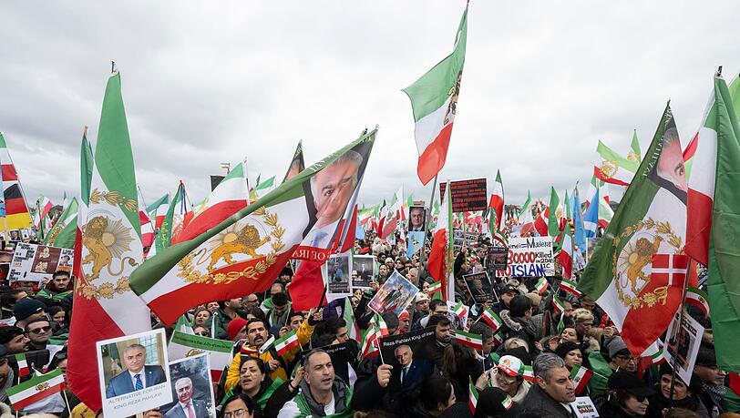 Eine Demonstration gegen Irans F&uuml;hrung in M&uuml;nchen sorgt f&uuml;r Spannungen. (Archivbild)