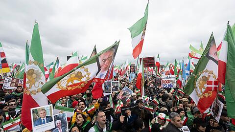 Eine Demonstration gegen Irans F&uuml;hrung in M&uuml;nchen sorgt f&uuml;r Spannungen. (Archivbild)