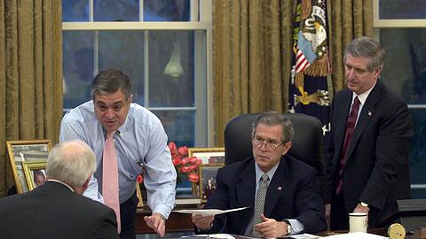 Bush im Oval Office (Archivbild).
