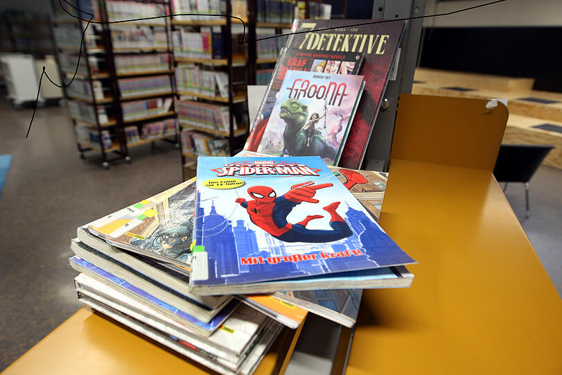 Spiderman, Comics, Mangas: Die Auswahl ist gigantisch.