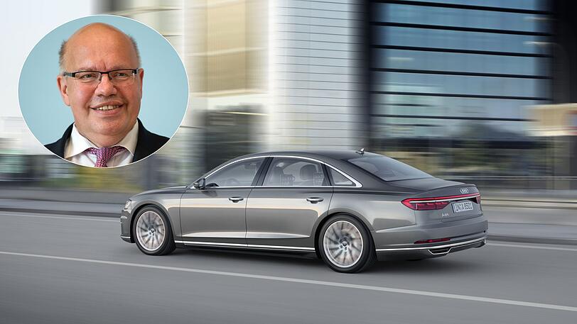 Peter Altmaier, Bundesminister für Wirtschaft und Energie: Audi A8L 50 TDI quattro mit einem CO2-Ausstoß von 216 g/km.