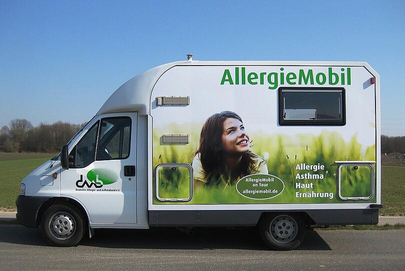 Mit dem "Allergie-Mobil" geht der Deutsche Allergie- und Asthmabund e.V. (DAAB) auf Tour.