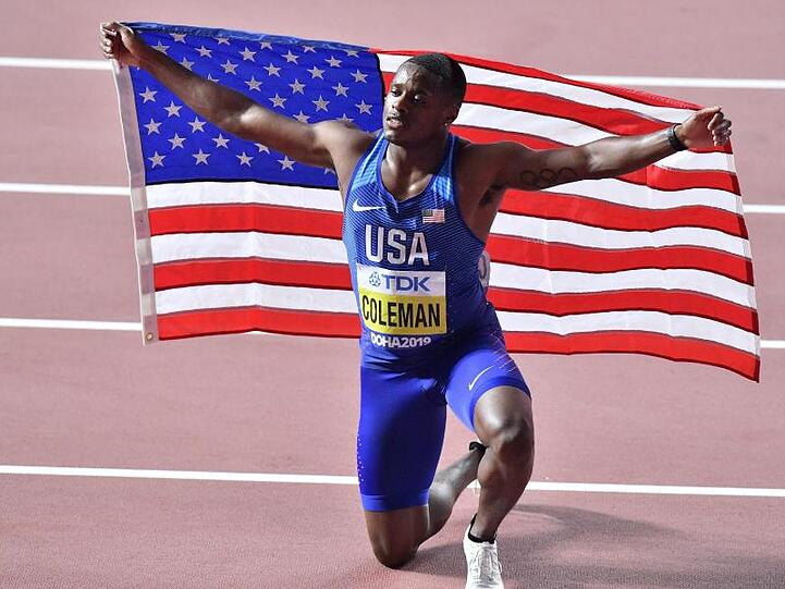Der schnellste Mann der Welt: US-Sprinter Christian Coleman.