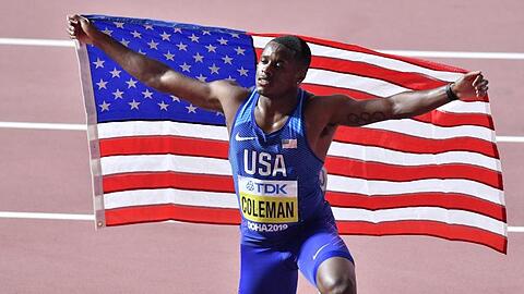 Der schnellste Mann der Welt: US-Sprinter Christian Coleman.