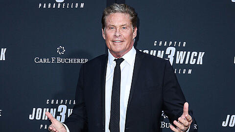 David Hasselhoff bei der Premiere des Action-Streifens "John Wick 3" in Los Angeles