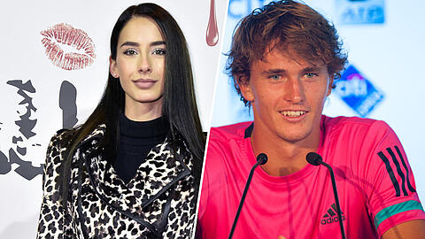 Brenda Patea und Alexander Zverev haben sich Ende Oktober kennengelernt.