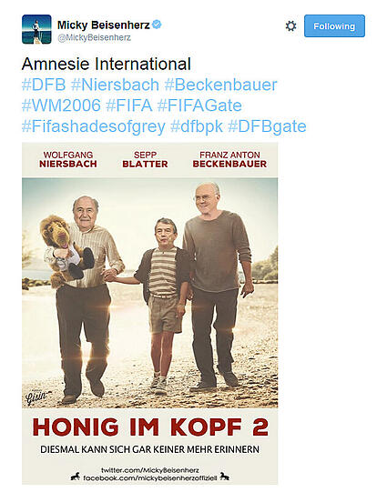 Böser Twitter-Spott nach Niersbachs "Aufklärungs-Konferenz".