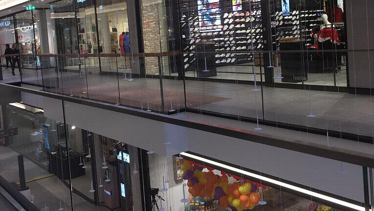 Forum Schwanthalerhöhe: Blick in das neue Shopping-Quartier im Westend.
