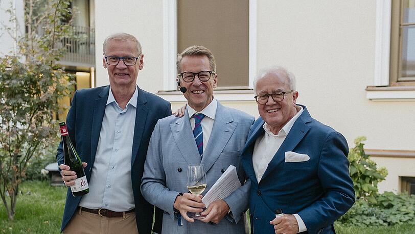 Günther Jauch, Ulrich Stockheim und Fritz Keller Günther Jauch, Ulrich Stockheim und Fritz Keller