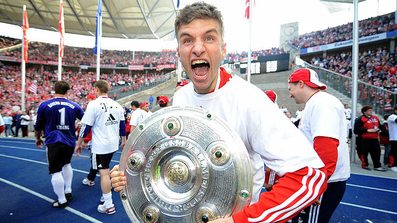Thomas Müller wurde 2010 erstmals Deutscher Meister.