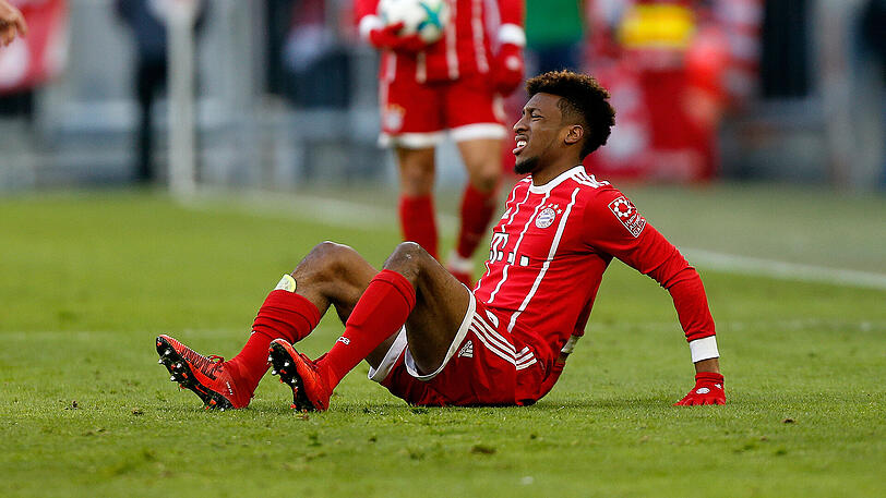 Kingsley Coman verletzte sich am 24. Februar beim Heimspiel gegen Hertha BSC Berlin.