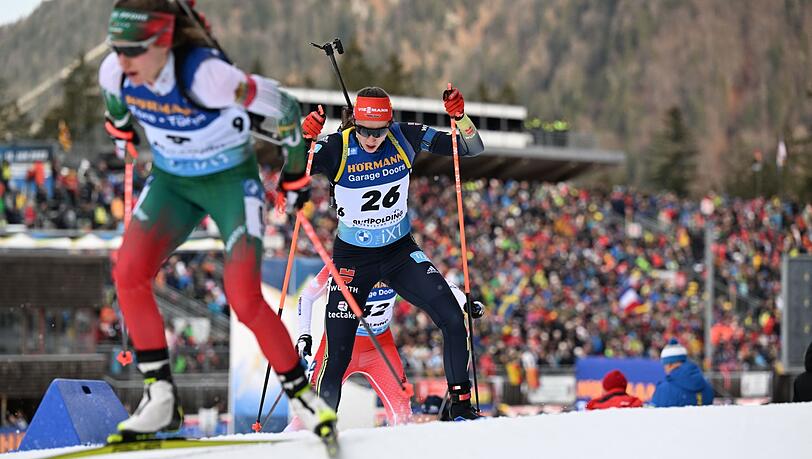 Vanessa Voigt aus Deutschland in Aktion.