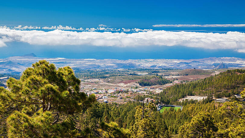 Luftaufnahme der S&uuml;dk&uuml;ste von Teneriffa.