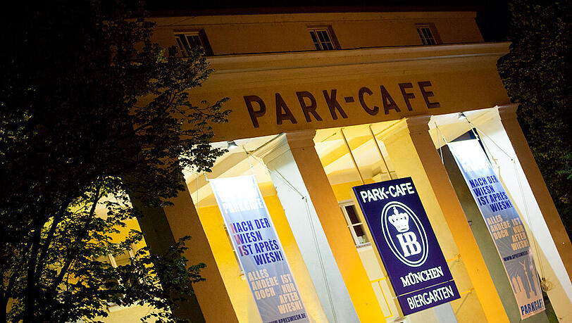 Feier-Institution, auch während der Wiesn: Das Park Café. Feier-Institution, auch während der Wiesn: Das Park Café.