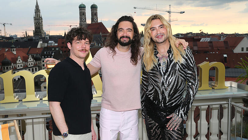 Georg Listing sowie Tom und Bill Kaulitz pr&auml;sentieren in M&uuml;nchen ihre Tequila-Marke.